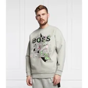 Bluzy męskie - BOSS GREEN Bluza Salbo Lotus | Regular Fit - miniaturka - grafika 1