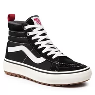 Trampki damskie - Vans Sneakersy Sk8-Hi Mte-1 VN0A5HZY6BT1 Black/True White - miniaturka - grafika 1