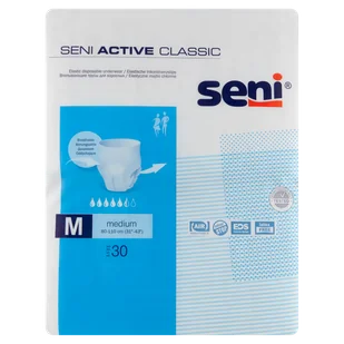 TZMO S.A. 4x Seni Active Classic M 30szt + Preparat usuwający plamy moczu taniej - Pieluchy dla dorosłych - miniaturka - grafika 2