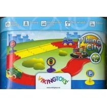 Viking Toys Tory 20 elementów - Tory, garaże, parkingi - miniaturka - grafika 3