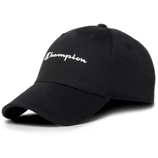 Czapka Z Daszkiem Champion Black Męska Sportowa Wygodna Lekka Modna Stylowa Oddychająca Czarna OS - Czapki męskie - miniaturka - grafika 1