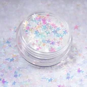 Ozdoby do paznokci - inna marka PŁATKI HOLO fluo do zdobień gwiazdki MAGIC GEM 10 5901200028786 - miniaturka - grafika 1