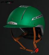 Kaski do jazdy konnej - JIN STIRRUP Kask ICONA COLOR green - miniaturka - grafika 1