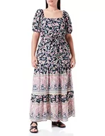 Sukienki - usha FESTIVAL Sukienka damska, granatowa, wielokolorowa, XL, granatowy, wielokolorowy, XL - miniaturka - grafika 1