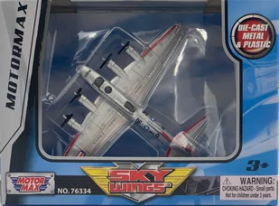 Samolot Boeing B-17 Flying Fortress 4,5" 11,5 cm METAL Motormax BOX - Samoloty i helikoptery - miniaturka - grafika 1