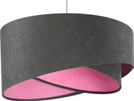 Lampy sufitowe - Lampa wisząca Lumes Grafitowo-różowa nowoczesna lampa wisząca - EX991-Delva - miniaturka - grafika 1