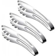 Szczypce do grilla - Szczypce do makaronu 3-częściowe, szczypce do makaronu ze stali nierdzewnej, szczypce do żywności, szczypce do serwowania, szczypce kuchenne - miniaturka - grafika 1