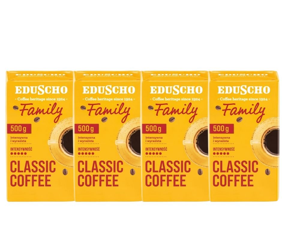 Kawa Mielona Tchibo Family zestaw 4x500g