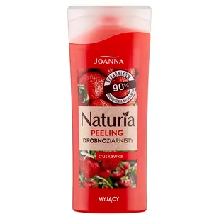 Joanna Naturia drobnoziarnisty myjący peeling do ciała Truskawka 100g - Peelingi do ciała - miniaturka - grafika 1