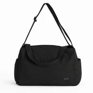 Torebki damskie - Sportowa torba fitness damska Solier FB53 Teya, do pilatesu i podróży, kolor czarny - miniaturka - grafika 1