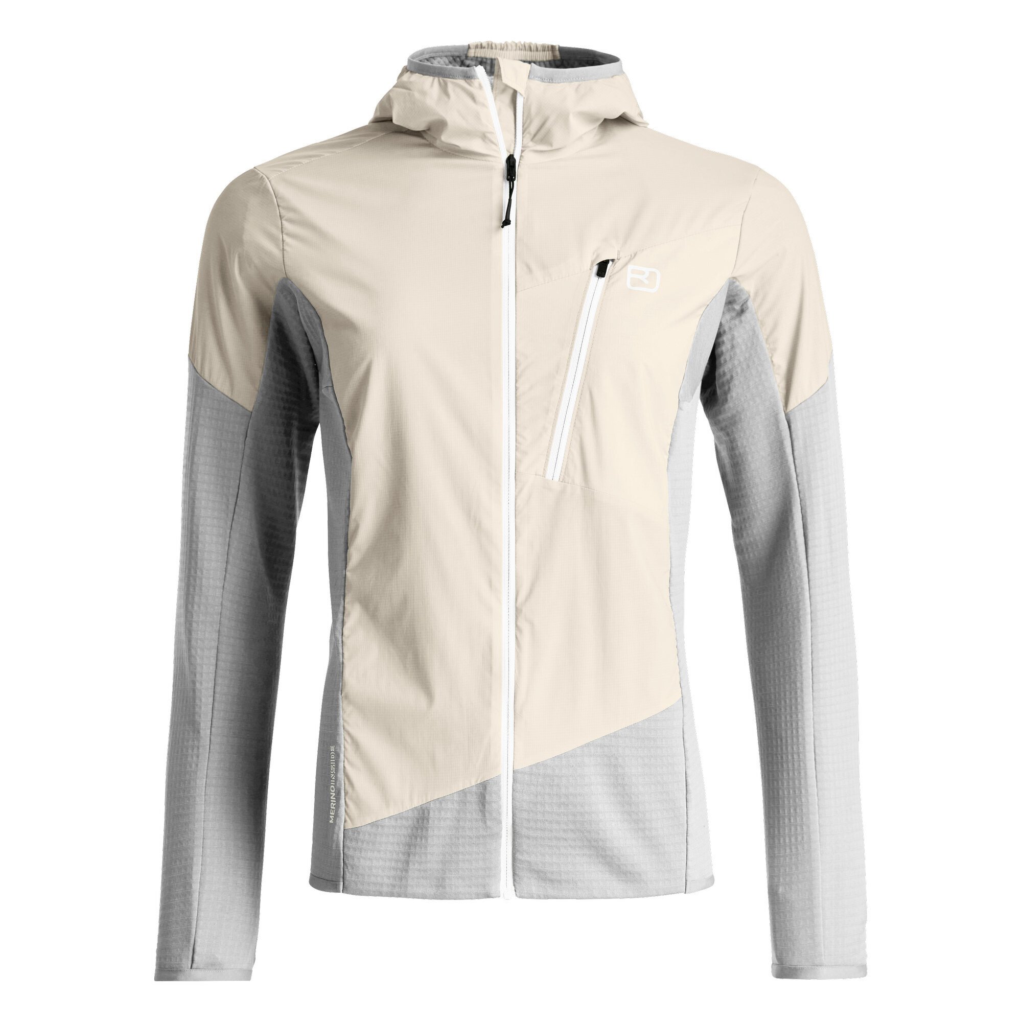 Bluza damska Ortovox Trace Hybrid Jacket Women's White Tea L