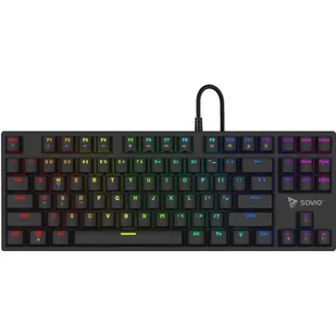 Savio Tempest X2 Outemu Red Czarny - Klawiatury - miniaturka - grafika 1
