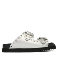 Klapki i japonki damskie - Klapki Scholl Beatriz Ring F00910 Srebrny - miniaturka - grafika 1