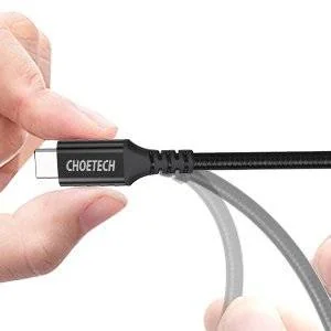Choetech kabel przewód szybkie ładowanie USB Typ C - USB Typ C 3.1 Gen 2 100W Power Delivery 2m czarny (XCC-1007) - Kable USB - miniaturka - grafika 8