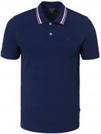 Koszulki męskie - POLO Koszulka Męska GRANATOWA Gruba Bawełna CURIUM Elegancka XL Pako Jeans - miniaturka - grafika 1