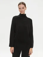 Swetry damskie - Calvin Klein Golf K20K205985 Czarny Relaxed Fit - miniaturka - grafika 1