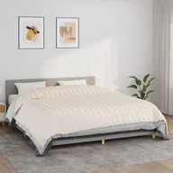 Koce - Vidaxl Koc Obciążeniowy, Kremowy, 235X290 Cm, 11 Kg, Tkanina - miniaturka - grafika 1