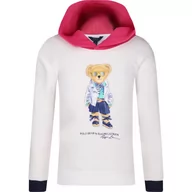 Bluzy dla dziewczynek - POLO RALPH LAUREN Bluza BEAR HOODIE-KNIT | Regular Fit - miniaturka - grafika 1