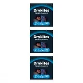 Pieluchy - Huggies Pieluchomajtki na noc 4-7 lat DRYNITES Boy (17-30 kg) Zgrzewka 3 x 10 szt. - miniaturka - grafika 1