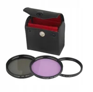Filtry fotograficzne - Zestaw Filtrów Uv Cpl Fld + Etui Średnica 49 Mm - miniaturka - grafika 1
