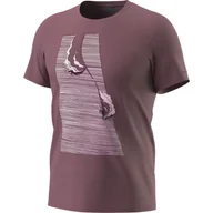 Koszulki sportowe męskie - Koszulka DYNAFIT X Simon Charrière Tee Man dark rose XL - miniaturka - grafika 1