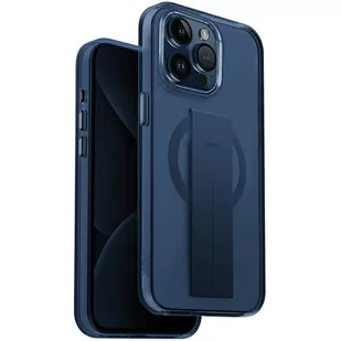 Etui UNIQ Heldro Mag Apple iPhone 15 Pro Magclick Charging niebieski/ultramarine deep blue - Etui i futerały do telefonów - miniaturka - grafika 1