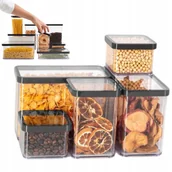 Pojemniki kuchenne - Pojemniki na żywność Rotho pojemnik plastikowy zestaw 5 el. + pokrywki - miniaturka - grafika 1