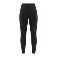 Legginsy - Damskie Legginsy CRAFT PRO HIT BLOCKED TIGHTS W 1911913-999000 – Czarny - miniaturka - grafika 1