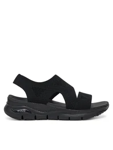 Skechers Sandały Arch Fit-Brightest Day 119458/BBK Czarny - Sandały damskie - miniaturka - grafika 1