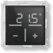 Grzałki do akwarium - Homematic IP Glas-Wandthermostat, schwarz - miniaturka - grafika 1