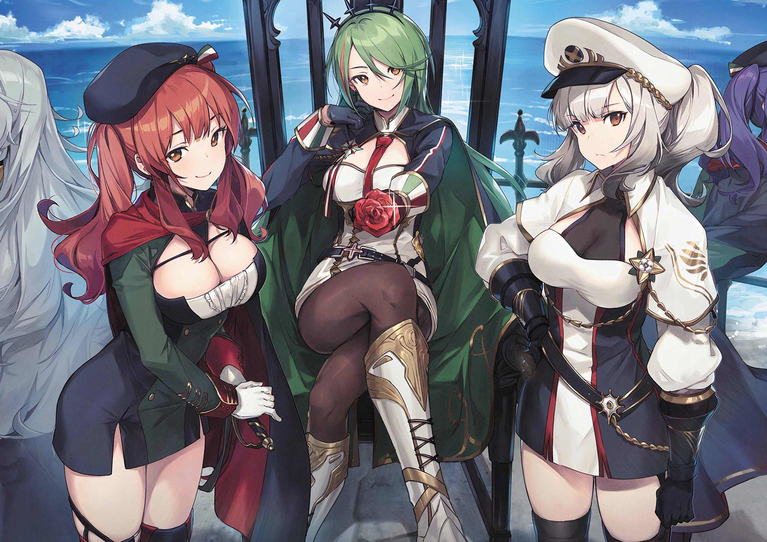 Plakat A3 anime gra Azur Lane