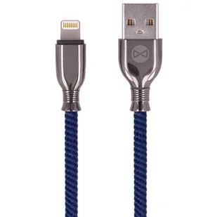 Forever Kabel do iPhone (USB - Lightning) (1 m) 3A Tornado granatowy - Kable USB - miniaturka - grafika 1