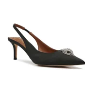 Czółenka - Kurt Geiger Skórzane szpilki BELGRAVIA SLING BACK - miniaturka - grafika 1