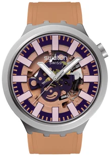 Zegarek Zegarek Swatch SB07S119 Terracotta Tide 47mm - Zegarki męskie - miniaturka - grafika 1