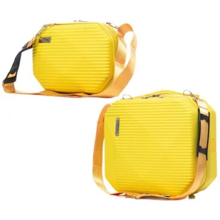 Zestaw torebka i kosmetyczka SEMI LINE T5825-6 Żółty - Walizki Zestaw torebka i kosmetyczka SEMI LINE T5825-6 Żółty - Walizki - miniaturka - grafika 1