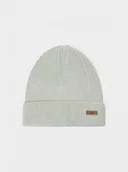 Czapki męskie - Męska czapka zimowa 4F 4FWAW24ACAPM460 - zielona - miniaturka - grafika 1