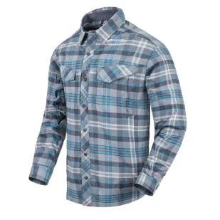 Koszula Helikon-Tex DEFENDER Mk2 Pilgram - blue plaid - Odzież taktyczna i umundurowanie - miniaturka - grafika 1