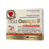 Serce i układ krążenia - Olimp Laboratories Gold Omega 3 plus ciśnienie 30 kapsułek 3741341 - miniaturka - grafika 1