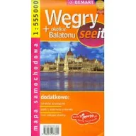 Atlasy i mapy - Demart Węgry + okolice Balatonu - mapa samochodowa (skala 1:555 000) - Demart - miniaturka - grafika 1