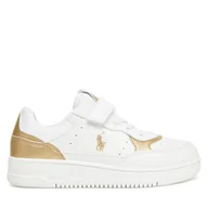 Buty dla dziewczynek - Sneakersy Polo Ralph Lauren Masters Court II Ps RL03403103 Biały - miniaturka - grafika 1
