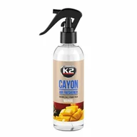 Zapachy samochodowe - K2 Odświerzacz powietrza cayon mango 250 ml - miniaturka - grafika 1