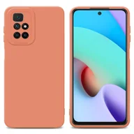 Etui i futerały do telefonów - Pokrowiec Etui Do Xiaomi RedMi 10 4G w FLUID JASNY POMARAŃCZOWY TPU Silikonowe Obudowa Ochronny Case Cover Cadorabo - miniaturka - grafika 1