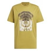Koszulki męskie - adidas Mężczyźni Kaleidoscope Hoop Graphic T-Shirt, sand green, XXL - miniaturka - grafika 1