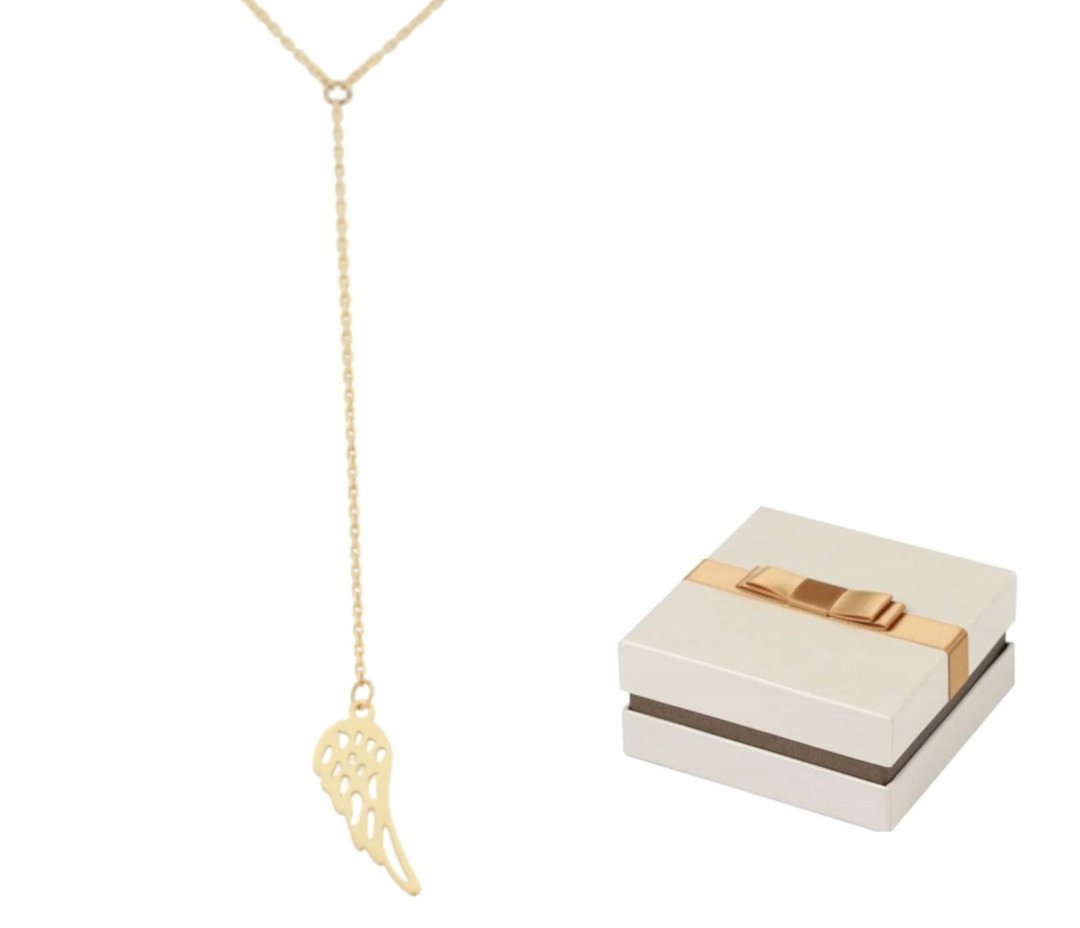 Złoto 585 Złota Celebrytka Skrzydła Anioła 14 karatów ZN27