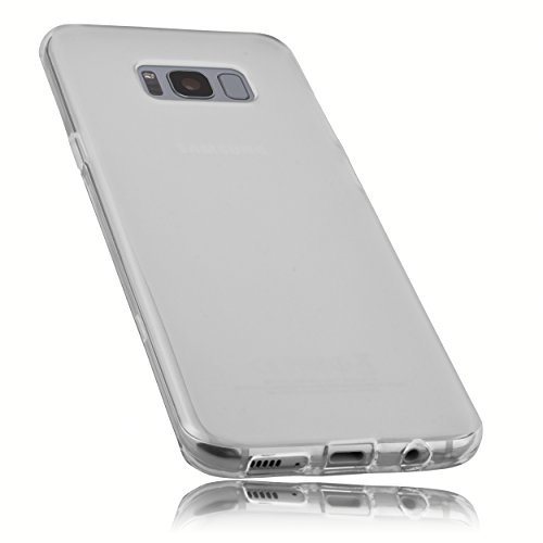 mumbi Etui kompatybilne z Samsung Galaxy S8 etui na telefon komórkowy, przezroczyste, białe