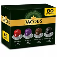 Kawa w kapsułkach i saszetkach - Kapsułki do Nespresso Jacobs - Lungo 6 i 8, Espresso 10 i 12 - 80 szt. - miniaturka - grafika 1
