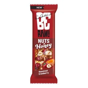 BeRaw Nuts&Honey baton żurawinowo - miodowy z orzechami laskowymi, 30 g -> Wysyłka od 1,99 - odbiór w Żabce - Batoniki - miniaturka - grafika 1
