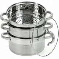 Zestawy garnków i patelni - GARNEK NA PARĘ KLAUSBERG 4 ELEM. 22cm KB-7142 - miniaturka - grafika 1