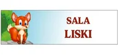 Pomoce naukowe - Tabliczka - Sala Liski - miniaturka - grafika 1