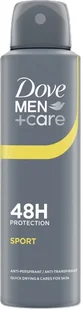 Dove Men + Care Sport Dezodorant w sprayu dla mężczyzn 150ml - Dezodoranty i antyperspiranty męskie - miniaturka - grafika 1